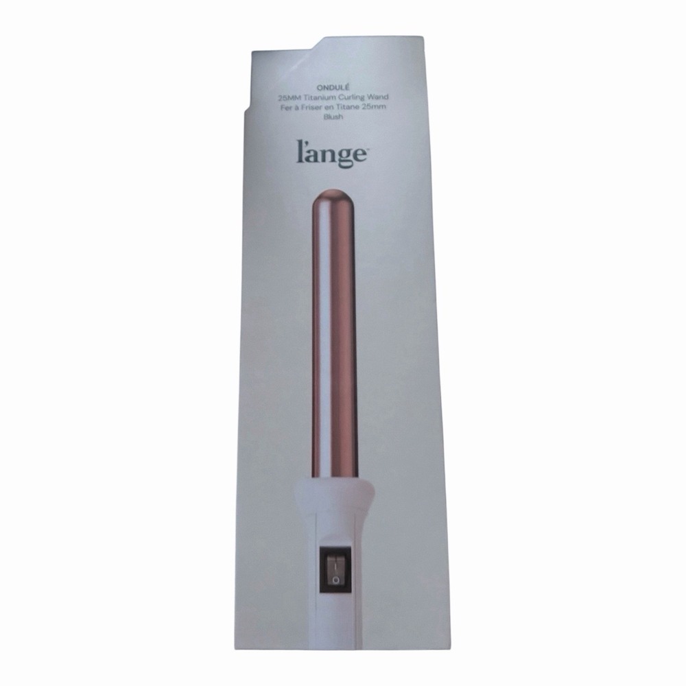 lange blush pink 25mm curling wand Sealed